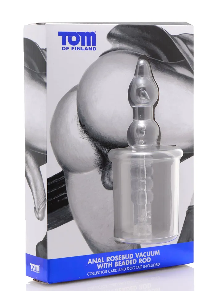 Male Sex Toys XR Brands Anal Pump Cylinder with Stimulator Shaft