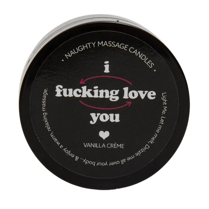 Massage Candle I Fcking Love You Vanilla Creme Kama Sutra Dildos
