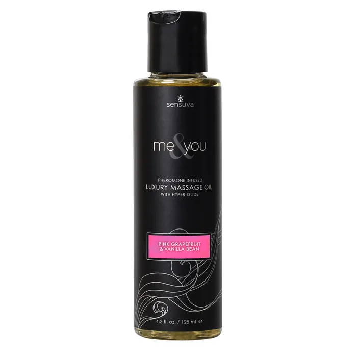 Me You Massage Oil Grapefruit Vanilla Sensuva Couples