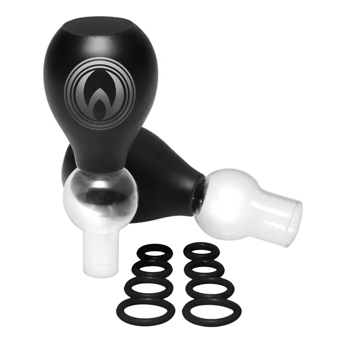 Nipple Amplifier Enlargement Bulbs with ORings XR Brands Female Sex Toys