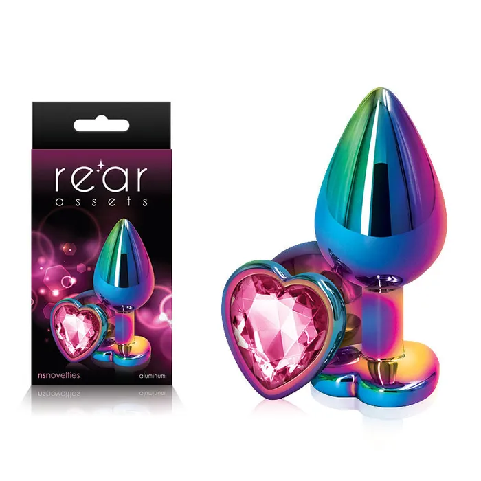 One Stop Adult Shop Anal Rear Assets Multi Coloured Heart M