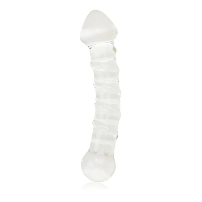 One Stop Adult Shop Dildos Glass Romance 5 Clear 7in