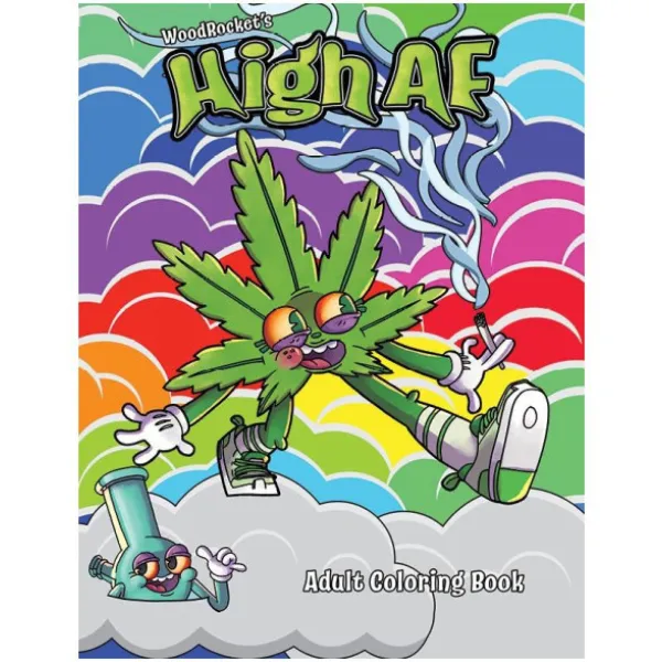 One Stop Adult Shop Vibrators High AF Colouring Book