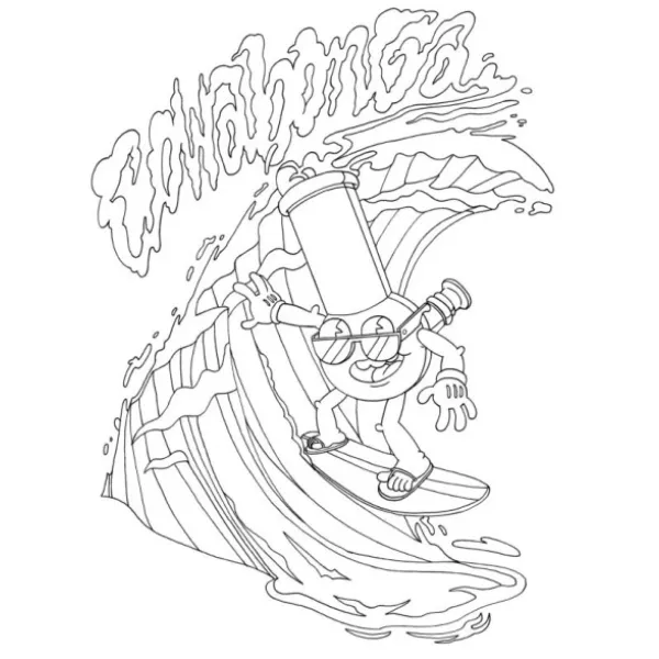 One Stop Adult Shop Vibrators High AF Colouring Book