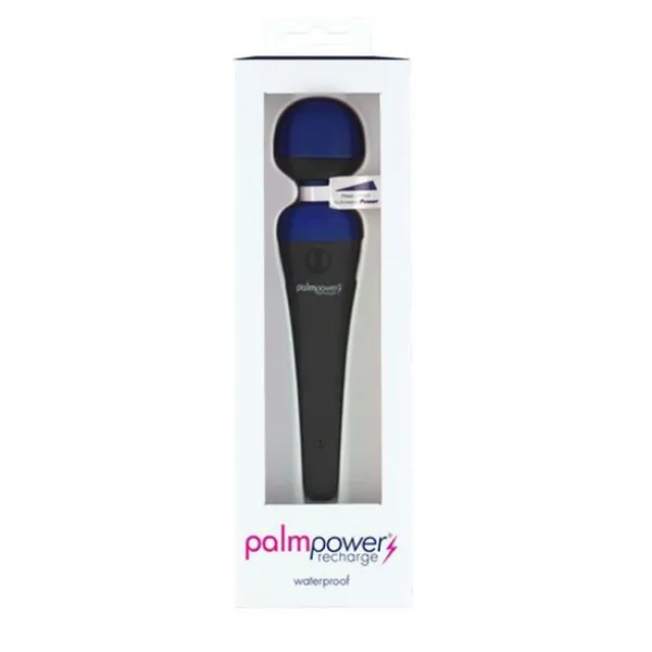 One Stop Adult Shop Vibrators PalmPower Massage Wand Blue