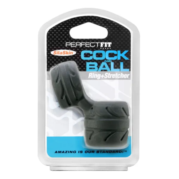onestopadultshopau Dildos SilaSkin Cock And Ball Black