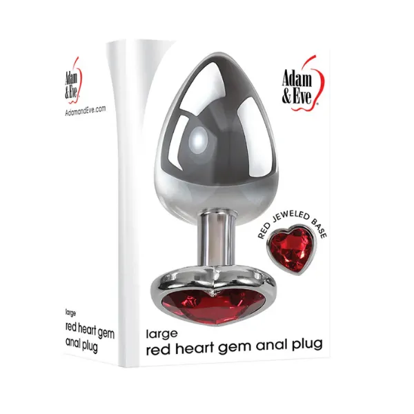 OSAS Adam Eve Red Heart Gen Anal Plug L Anal OSAS Adam Eve Red Heart Gen Anal Plug L Anal