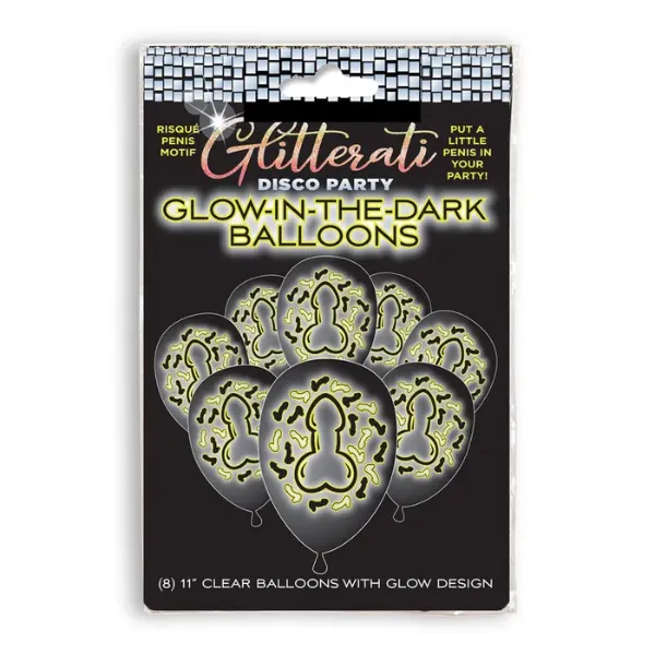 OSAS Dildos Glitterati Disco Party Glow In The Dark Balloons