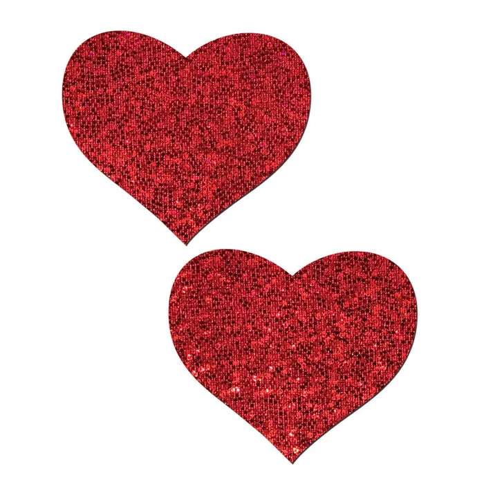 Pastease Glitter Hearts Red Entrenue Vibrators