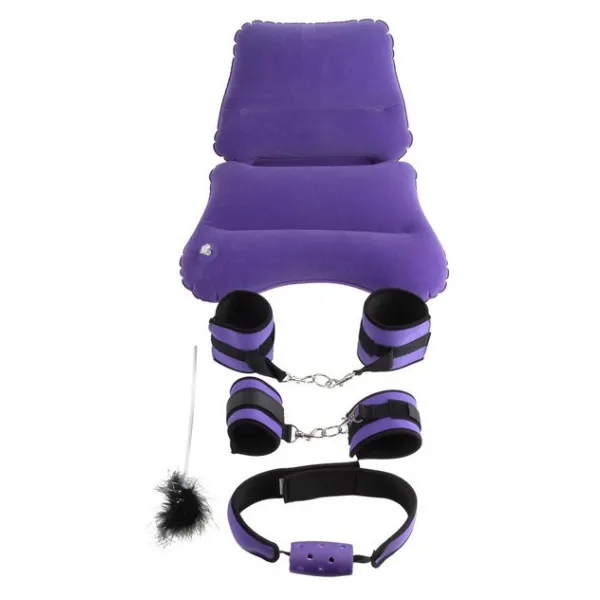 Pipedreams Couples Fetish Fantasy Series Purple Pleasure Bondage Set
