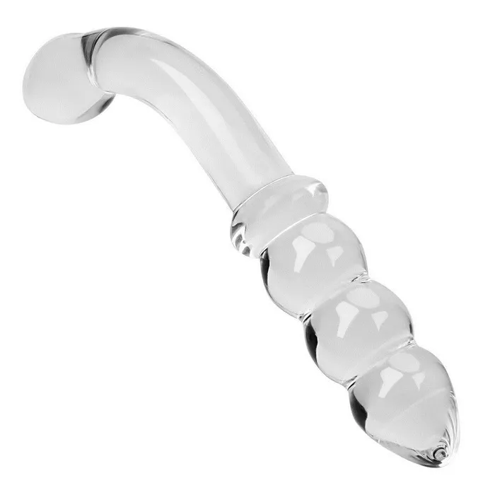 Popular Crystal Anal Bead Glass Dildo PlugLust Dildos
