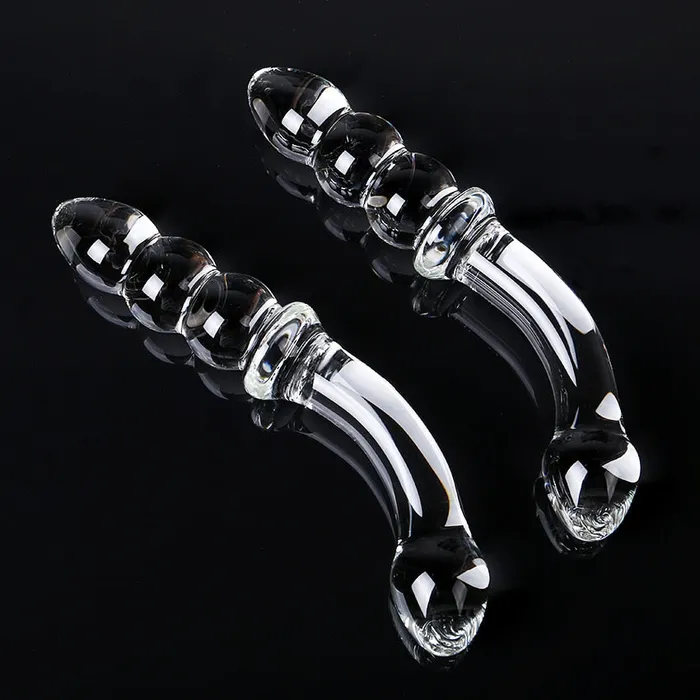 Popular Crystal Anal Bead Glass Dildo PlugLust Dildos