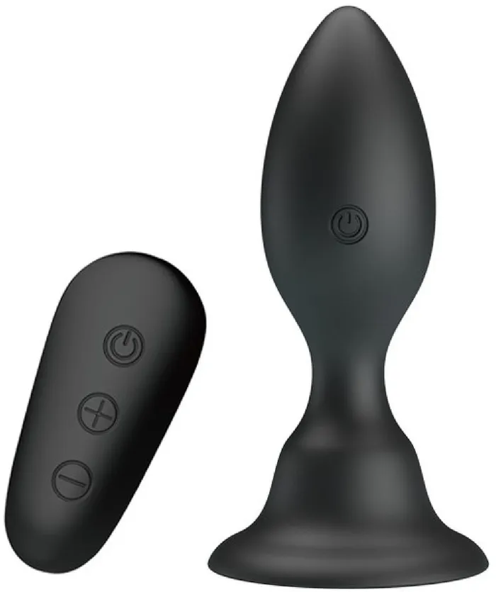 Pretty Love Anal Vibrating Anal Plug Black