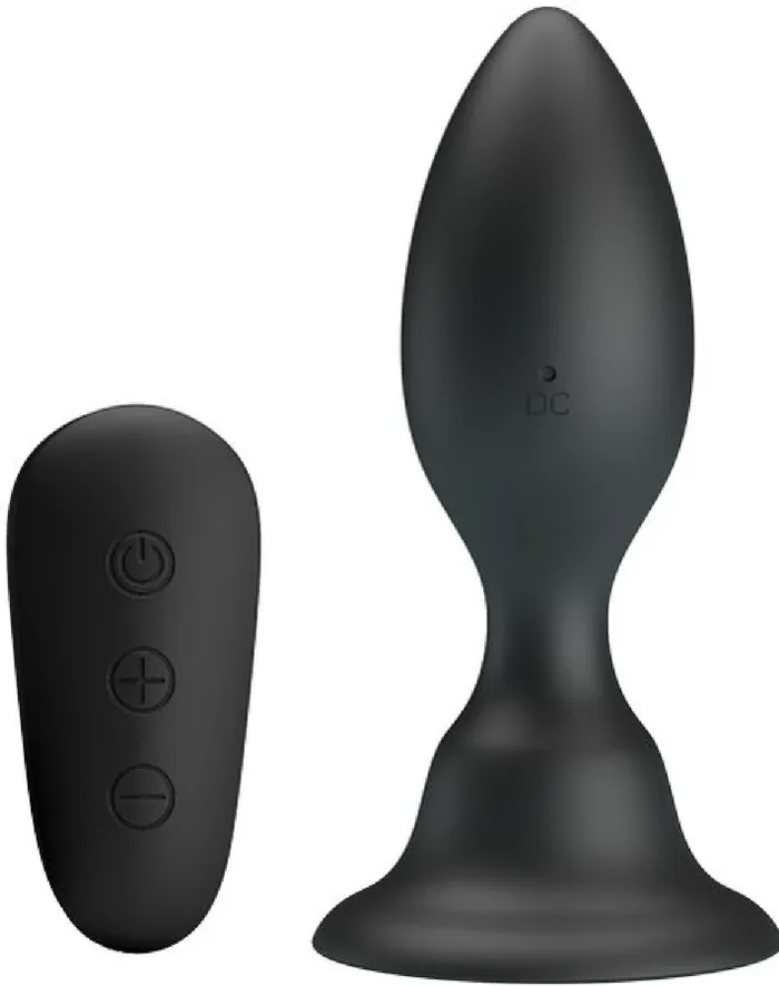 Pretty Love Anal Vibrating Anal Plug Black