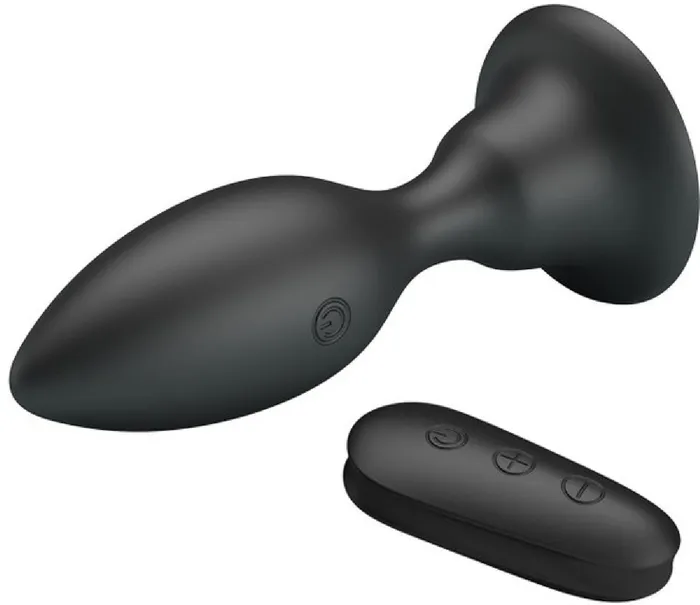 Pretty Love Anal Vibrating Anal Plug Black