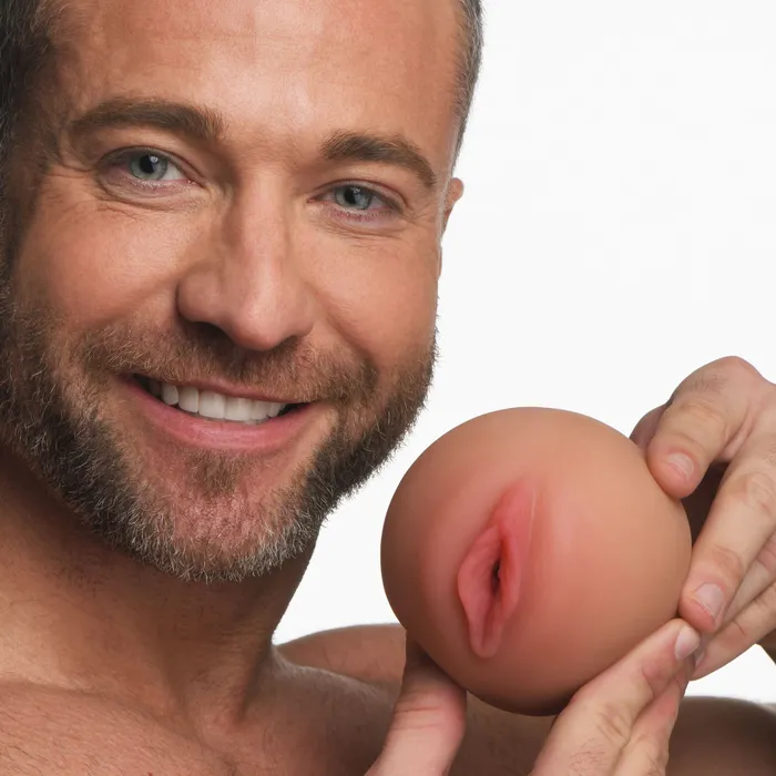Pussy and Breast Masturbator Curve Toys Male Sex Toys