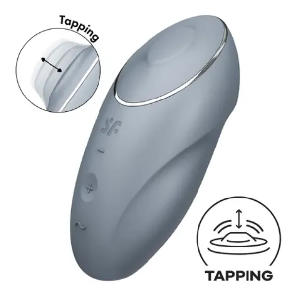 Satisfyer Tap Climax 1 Bluegrey OSAS Vibrators