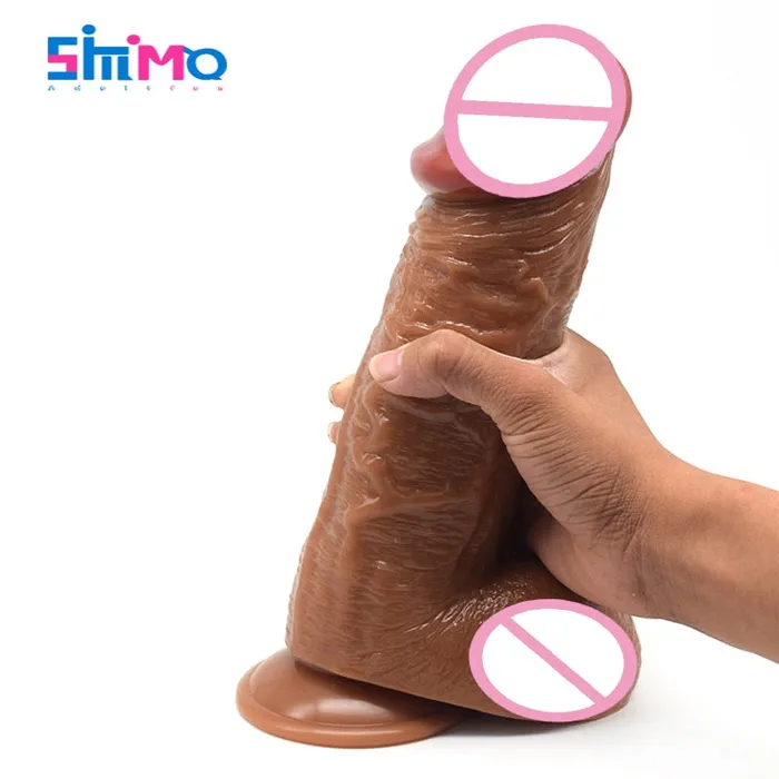 Silicone Real Feel Dildo 2 sizes PlugLust Dildos