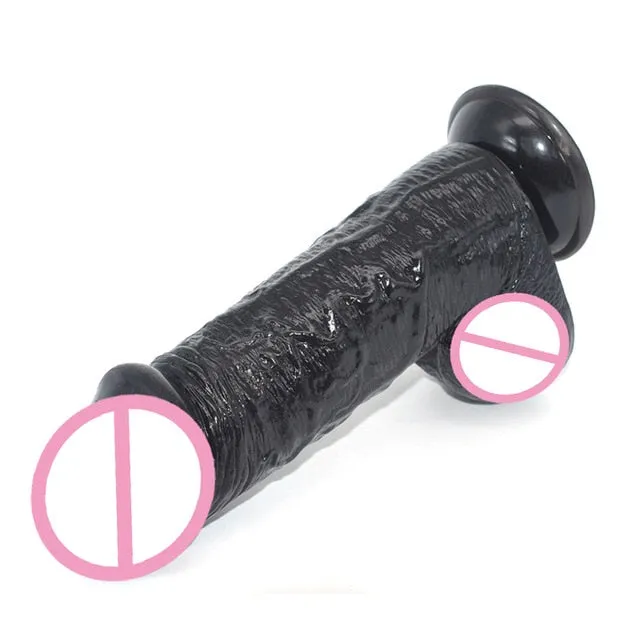Silicone Real Feel Dildo 2 sizes PlugLust Dildos