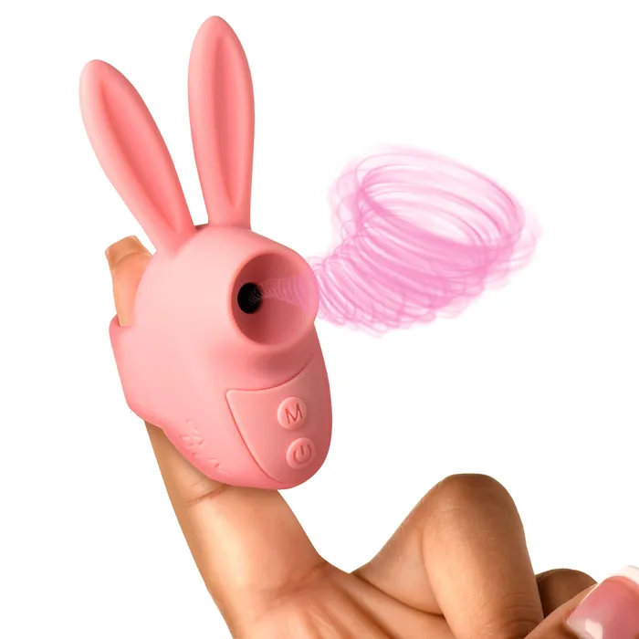 Sucky Bunny Clit Stimulator Pink XR Brands Vibrators