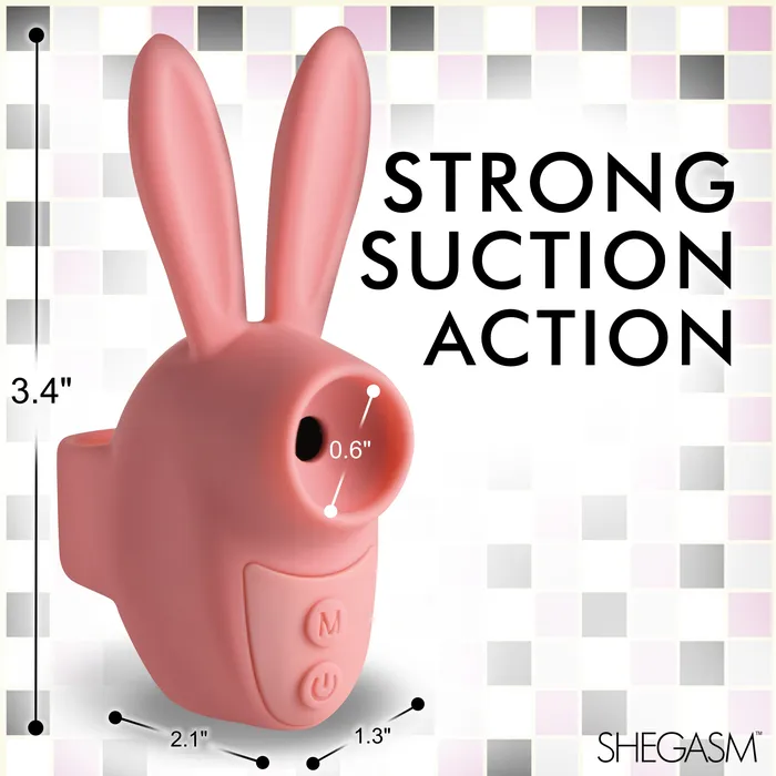Sucky Bunny Clit Stimulator Pink XR Brands Vibrators
