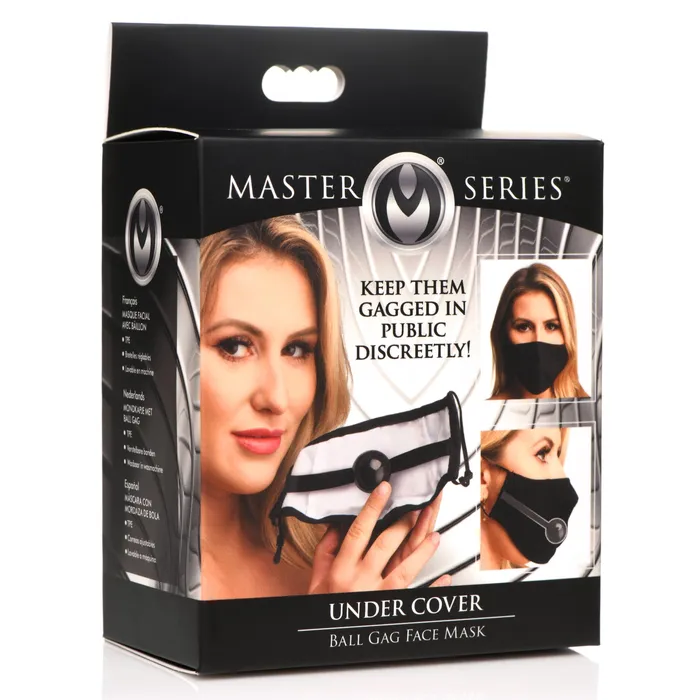 Under Cover Ball Gag Face Mask XR Brands Male Sex Toys