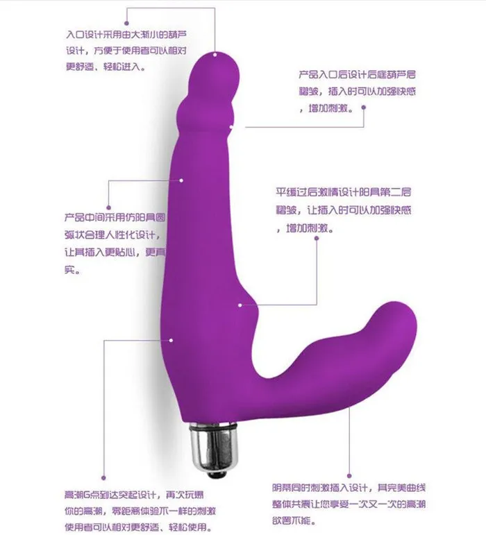 Vibrating Silicone Prostate Massager PlugLust Male Sex Toys