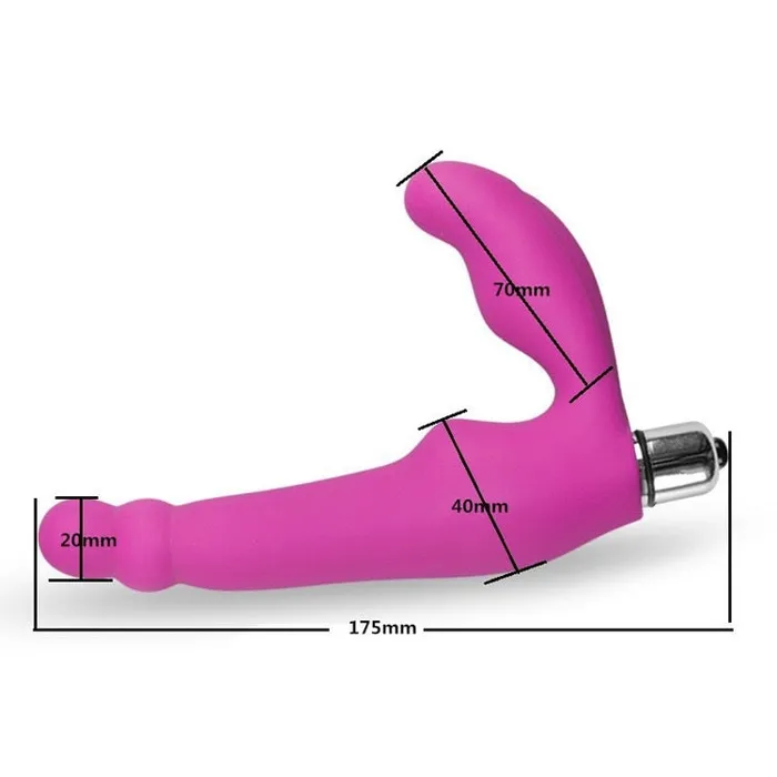 Vibrating Silicone Prostate Massager PlugLust Male Sex Toys
