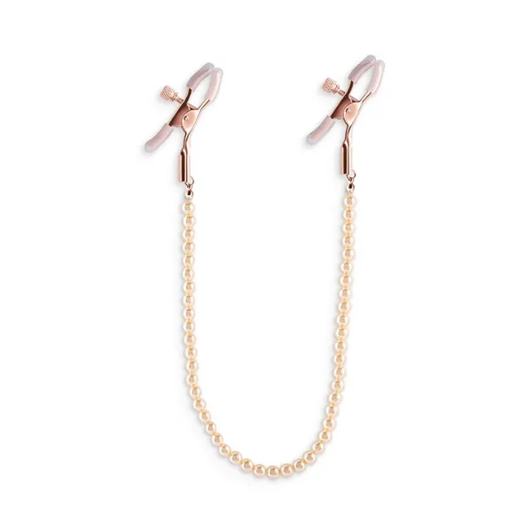 Vibrators Bound Nipple Clamps DC1 Rose Gold OSAS