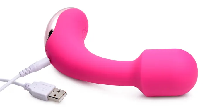 Vibrators Curve Toys 50X Silicone Gspot Wand Pink Vibrators Curve Toys 50X Silicone Gspot Wand Pink