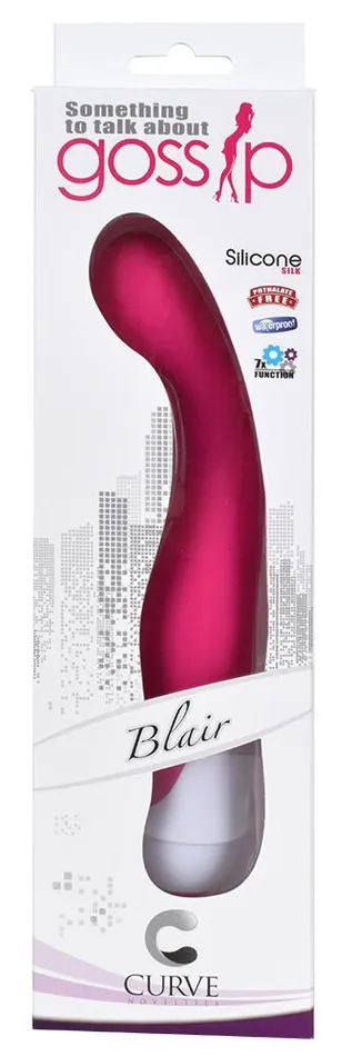 Vibrators Curve Toys Blair 7 Speed Silicone GSpot Vibrator Pink Vibrators Curve Toys Blair 7 Speed Silicone GSpot Vibrator Pink