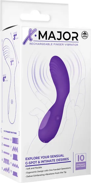 Vibrators Excellent Power X Major Finger Vibe Purple