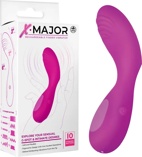 Vibrators Excellent Power X Major Finger Vibe Purple