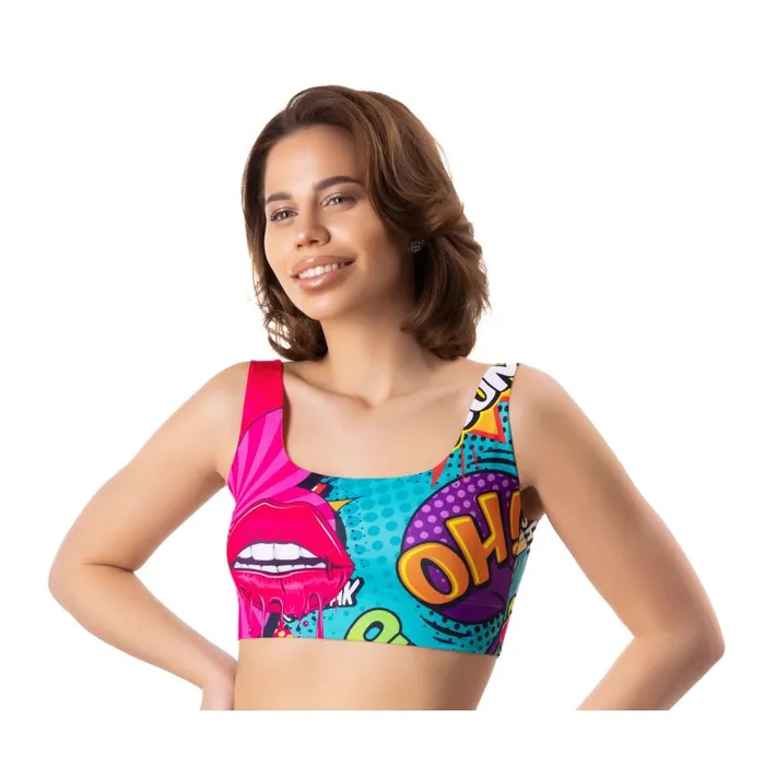 Vibrators Mememe Lingerie Comics Oh Crop Top