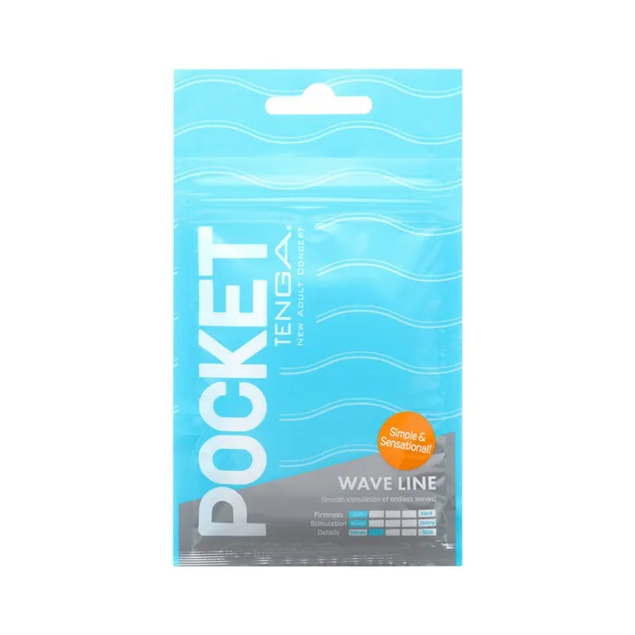 Vibrators Pocket Tenga Wave Line One Stop Adult Shop