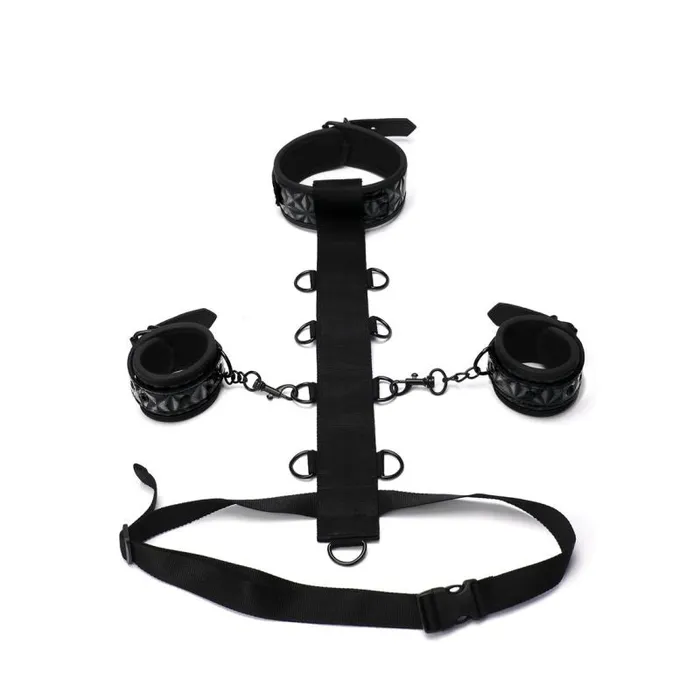 Whipsmart Anal Whip Smart Diamond Body Restraint 3 Pc Set Black