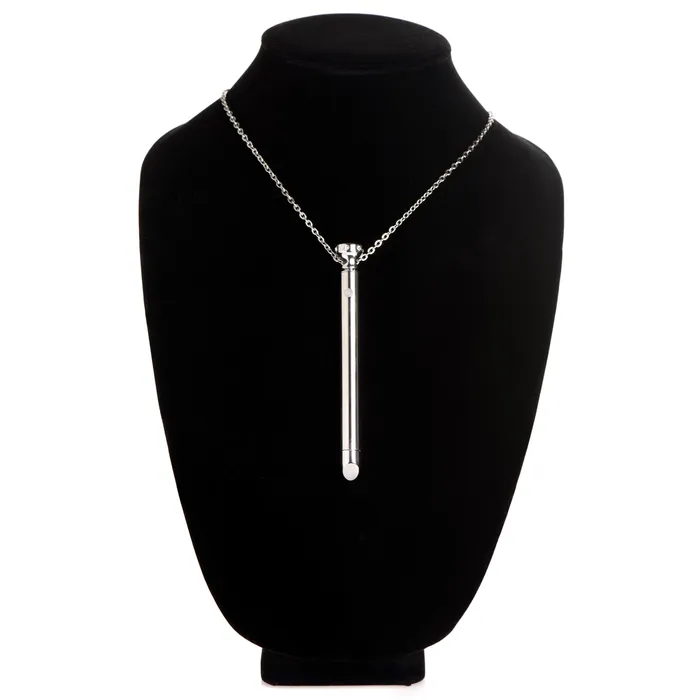 XR Brands Anal 7X Vibrating Necklace Silver