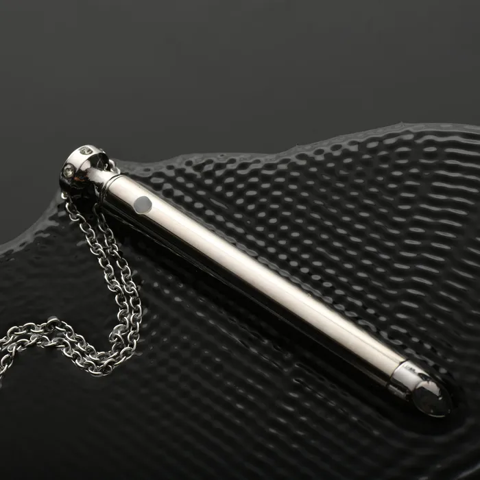 XR Brands Anal 7X Vibrating Necklace Silver