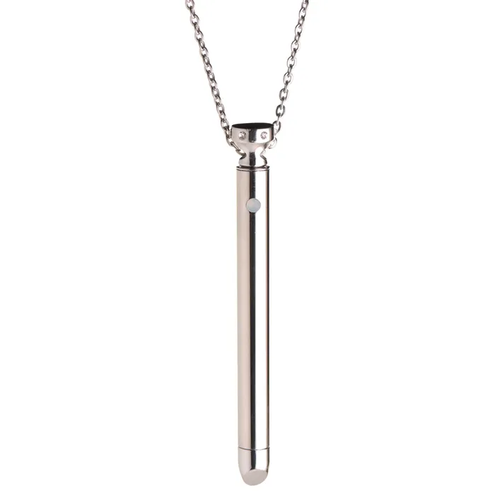 XR Brands Anal 7X Vibrating Necklace Silver