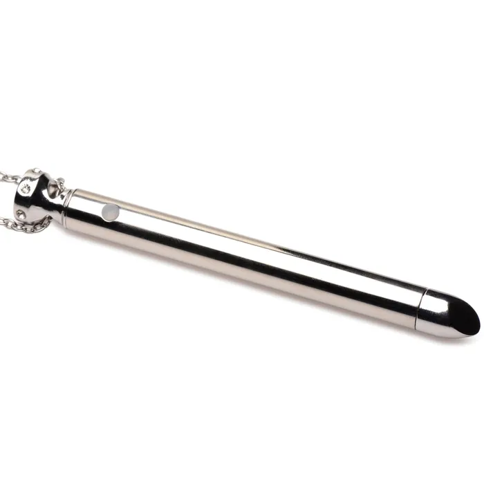XR Brands Anal 7X Vibrating Necklace Silver