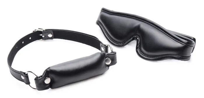 XR Brands Anal Padded Blindfold and Gag Set