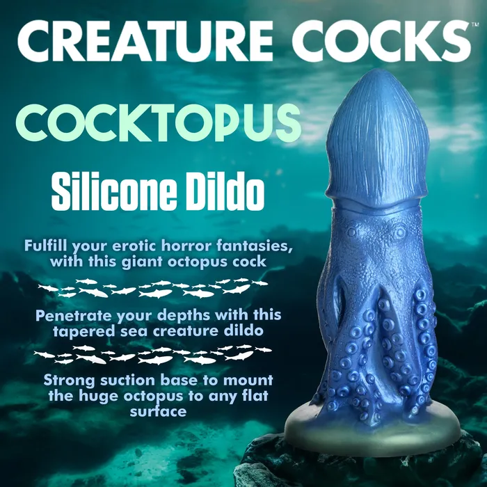 XR Brands Dildos Cocktopus Octopus Silicone Dildo