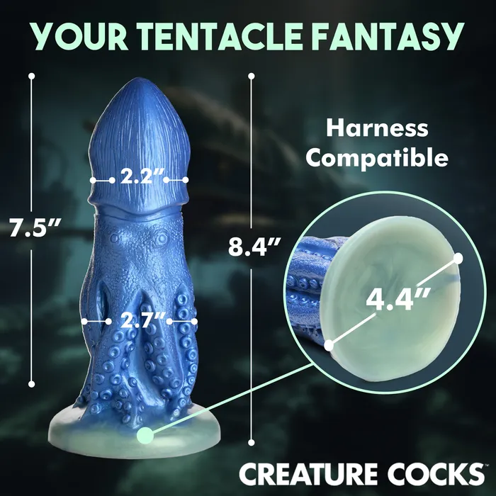 XR Brands Dildos Cocktopus Octopus Silicone Dildo