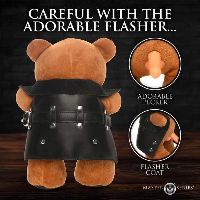 XR Brands Dildos The Flasher Exhibitionist Teddy Bear