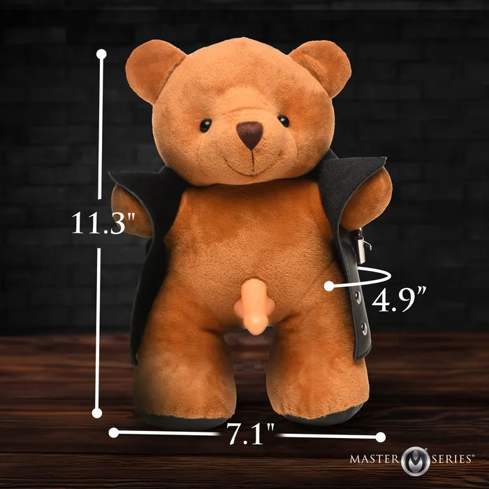 XR Brands Dildos The Flasher Exhibitionist Teddy Bear