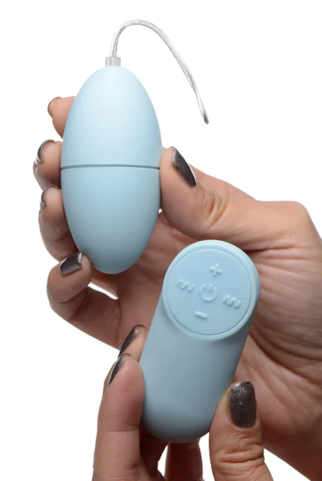 XR Brands Female Sex Toys 28X Vibrating Egg with Remote Control