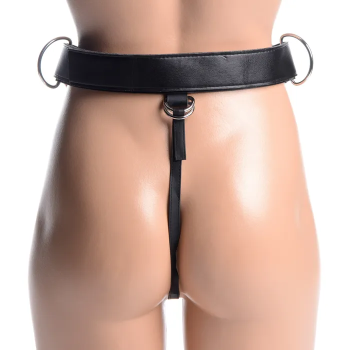 XR Brands Female Sex Toys Flaunt Strap On with Purple Silicone Dildo