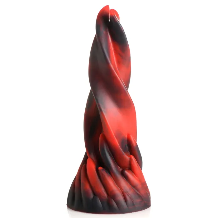 XR Brands Female Sex Toys Hell Kiss Twisted Tongues Silicone Dildo