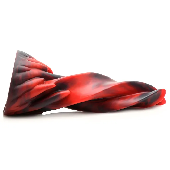 XR Brands Female Sex Toys Hell Kiss Twisted Tongues Silicone Dildo