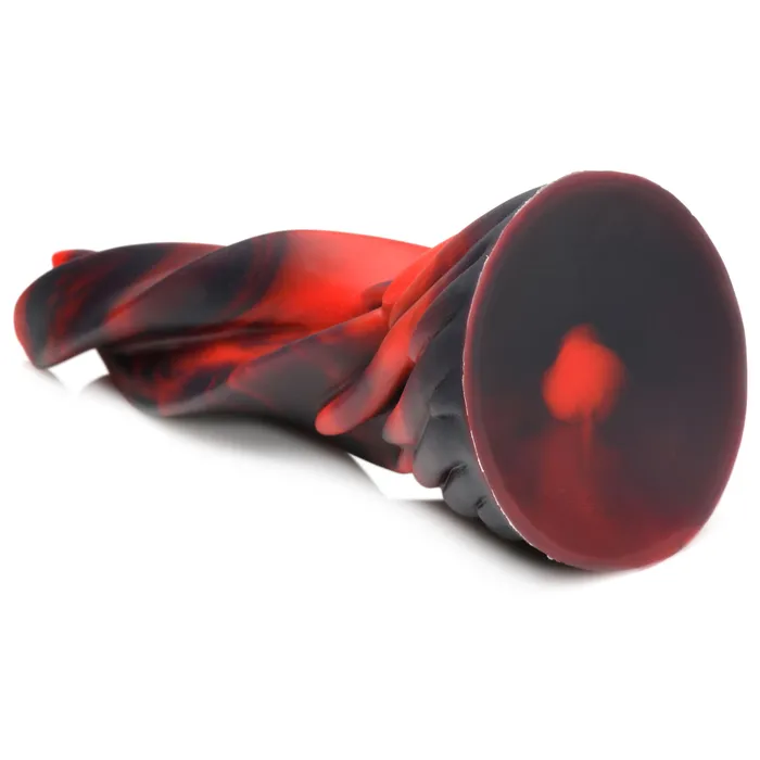 XR Brands Female Sex Toys Hell Kiss Twisted Tongues Silicone Dildo